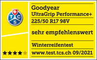 Winterreifen Testsieger 2021 Goodyear Ultragrip Performance